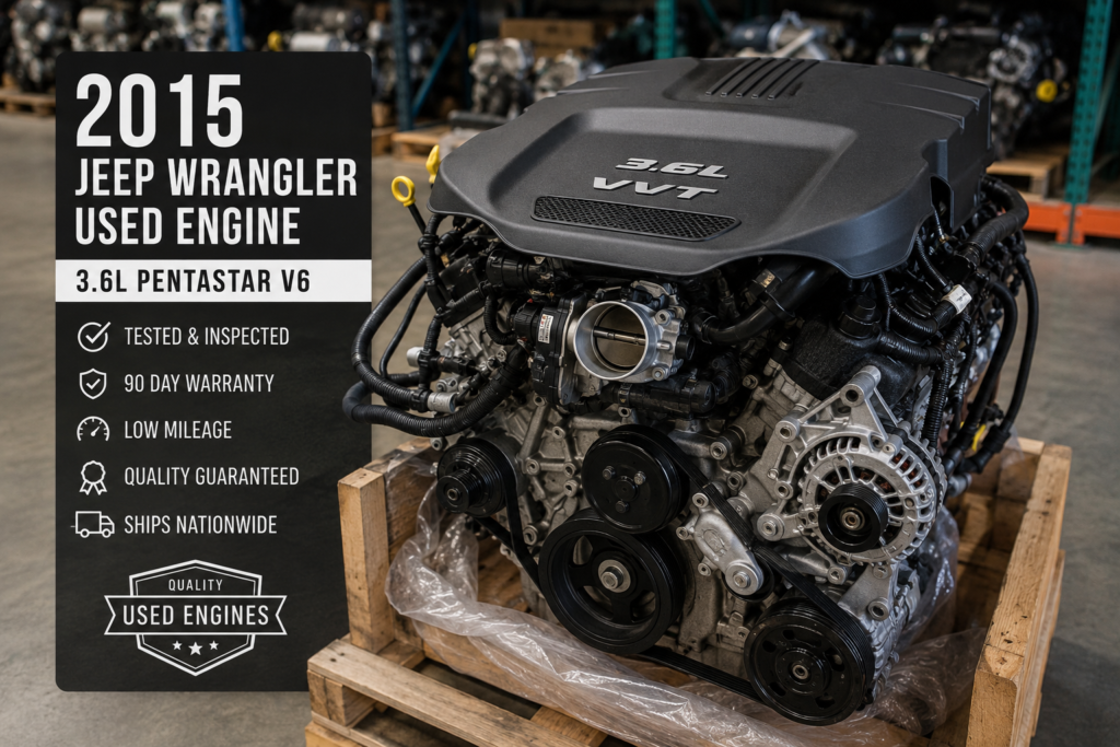 2015 Jeep Wrangler Used Engine